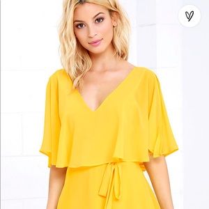 Butterfly With Me Yellow Dress